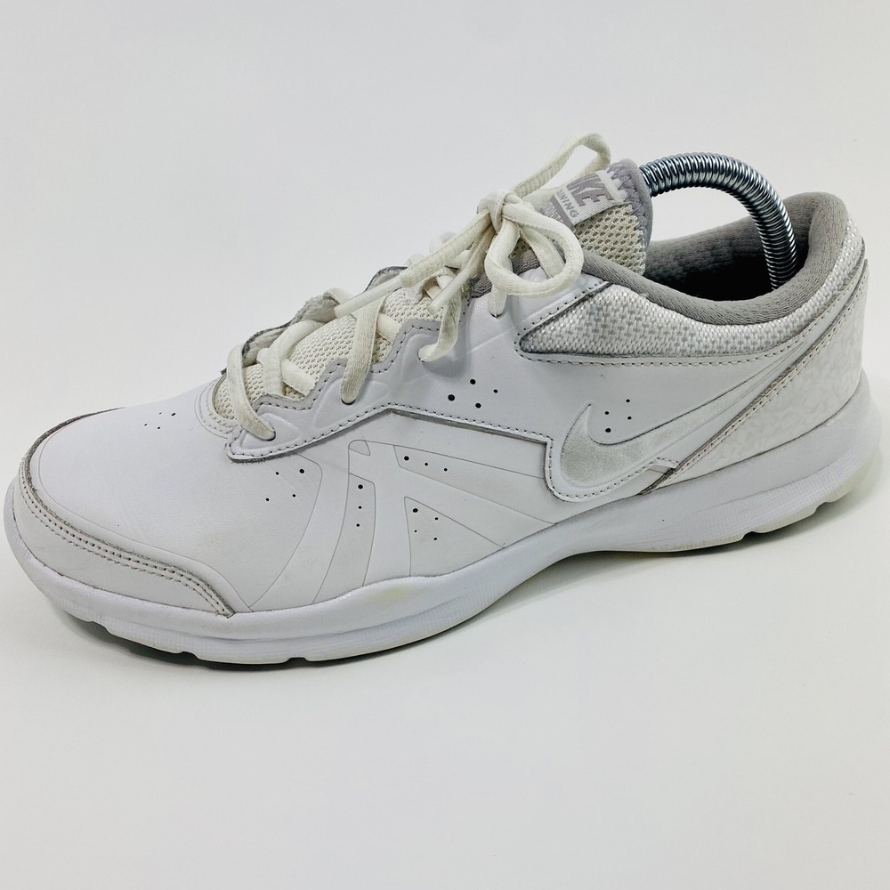 Nike Training Core Motion TR 2 White Silver Sneakers Women's Size 10 749179-100